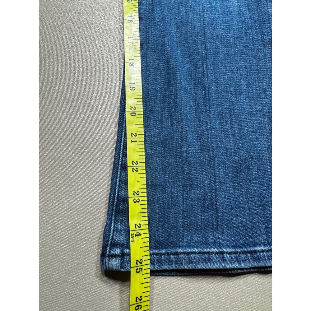 FRAME Le Crop‎ Mini Boot Jeans Medium Wash Blue Denim Women Size 25 - Picture 3 of 8